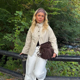 Alva Kort Trenchcoat - Beige - ByStenholt.dk