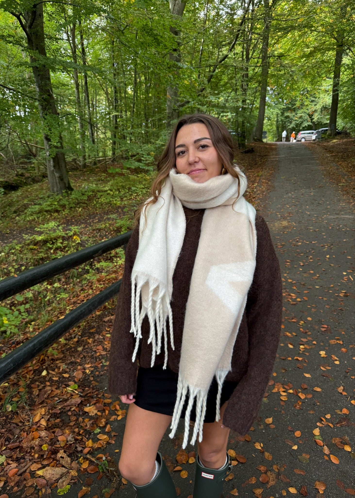 Amour Tørklæde - Beige - ByStenholt.dk