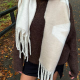 Amour Tørklæde - Beige - ByStenholt.dk