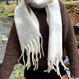 Amour Tørklæde - Lysegrå - ByStenholt.dk