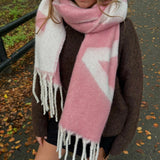 Amour Tørklæde - Lyserød - ByStenholt.dk