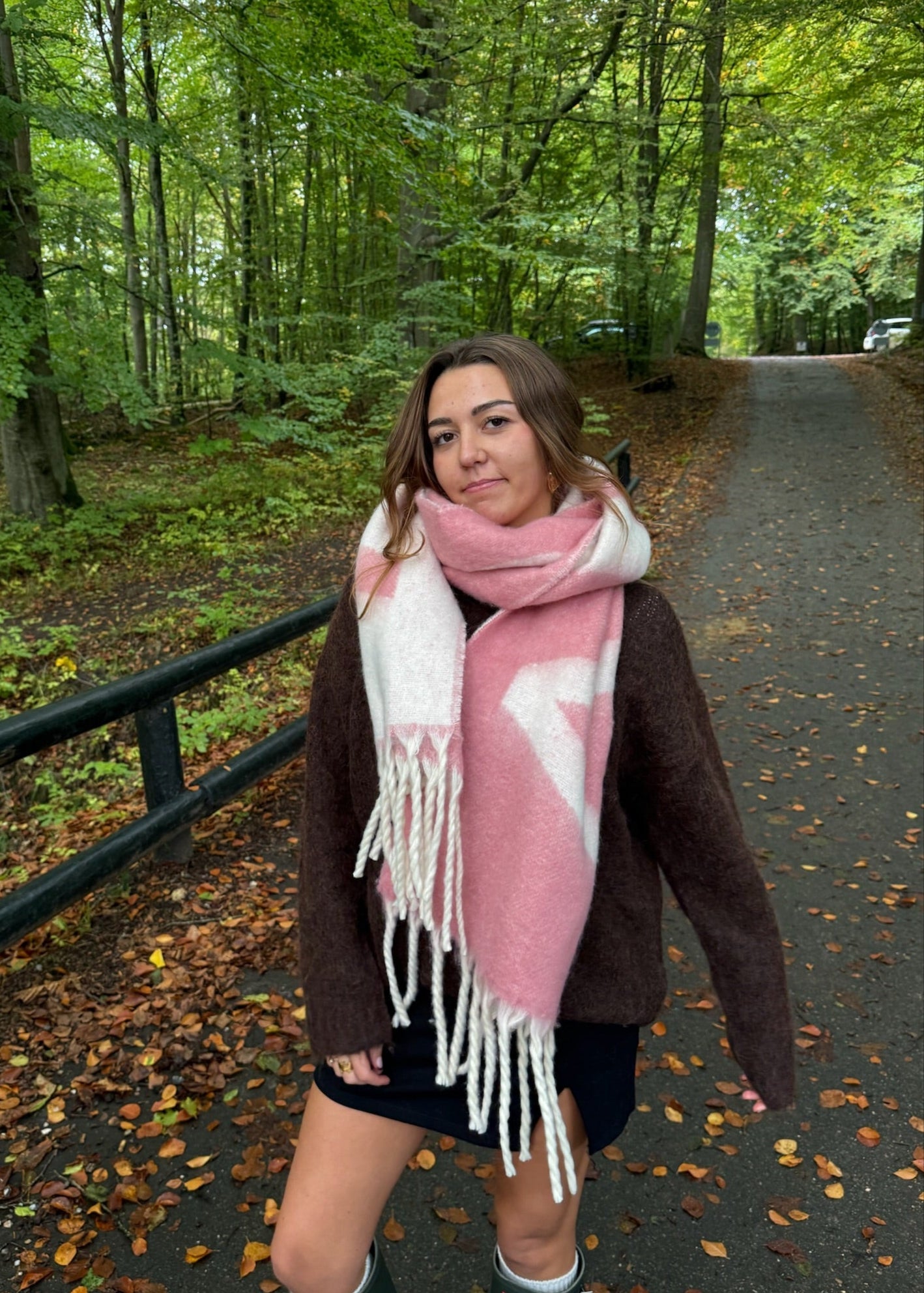 Amour Tørklæde - Lyserød - ByStenholt.dk