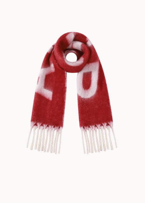 Amour Tørklæde - Rød - ByStenholt.dk