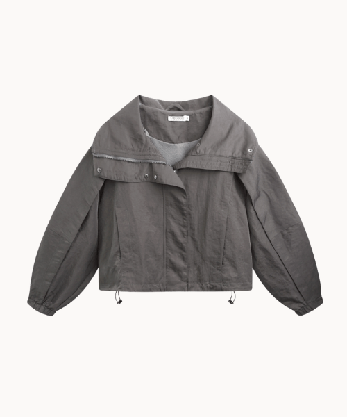 Ava Windbreaker - Grå - ByStenholt.dk