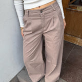 Baggy Habitbukser - Taupe - ByStenholt.dk