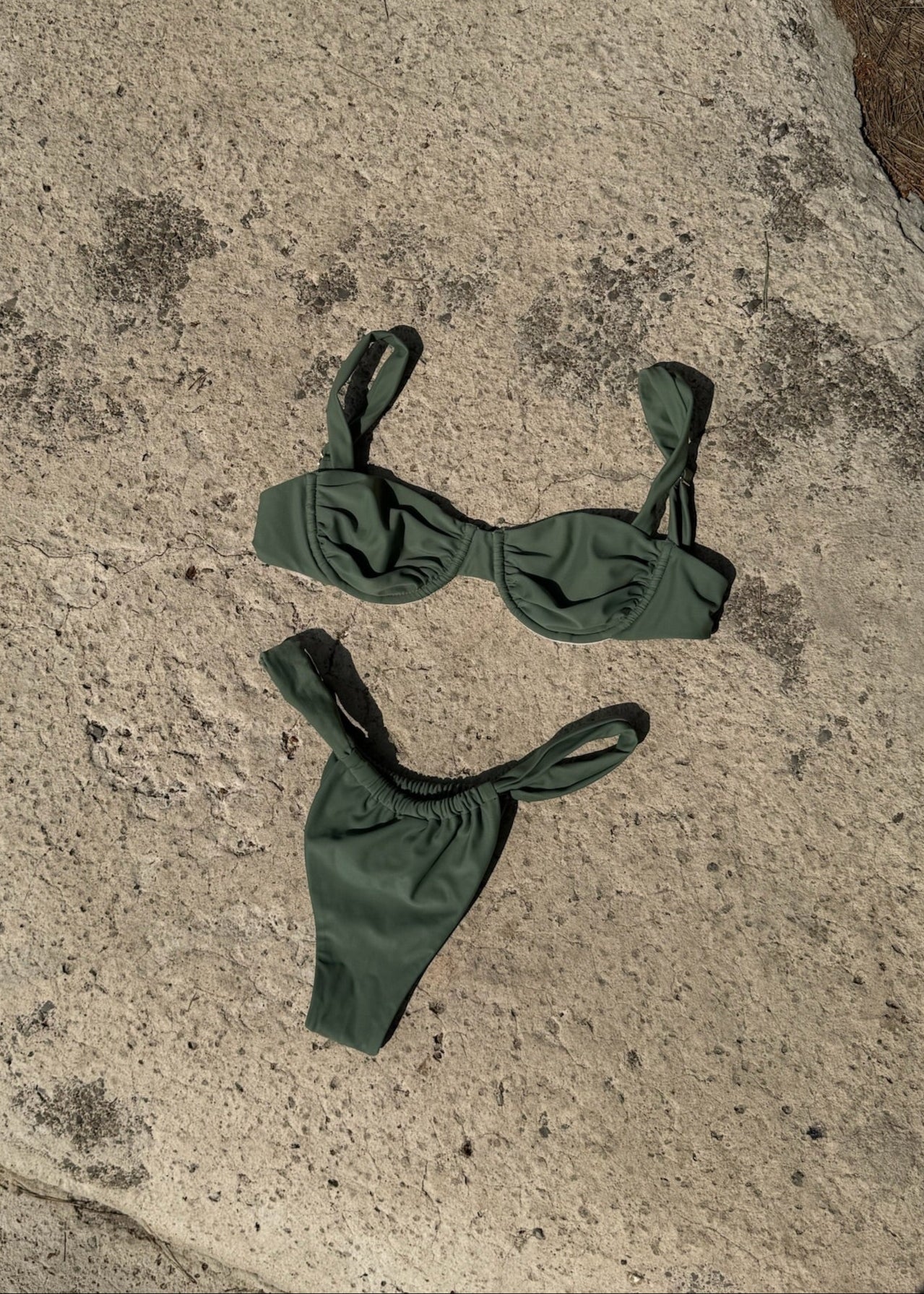 Balconette Bikini - Khaki - ByStenholt.dk