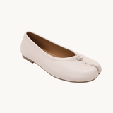 Ballerina med Tåsplit - Creme - ByStenholt.dk