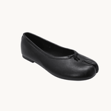 Ballerina med Tåsplit - Sort - ByStenholt.dk