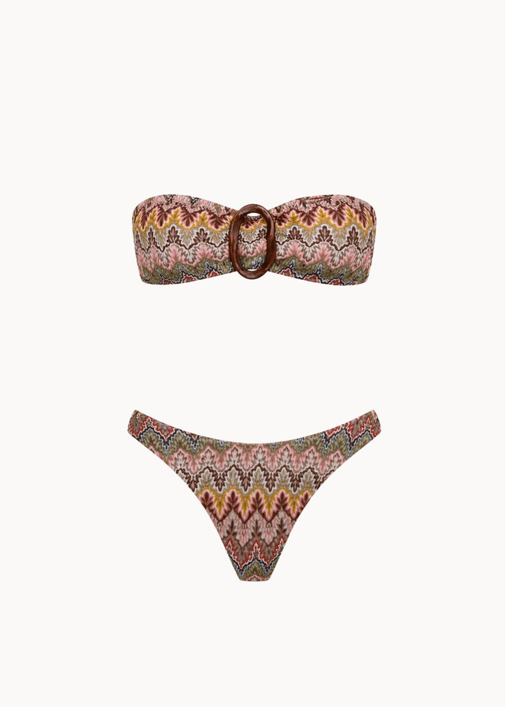 Bandeau Broderet Bikini - ByStenholt.dk