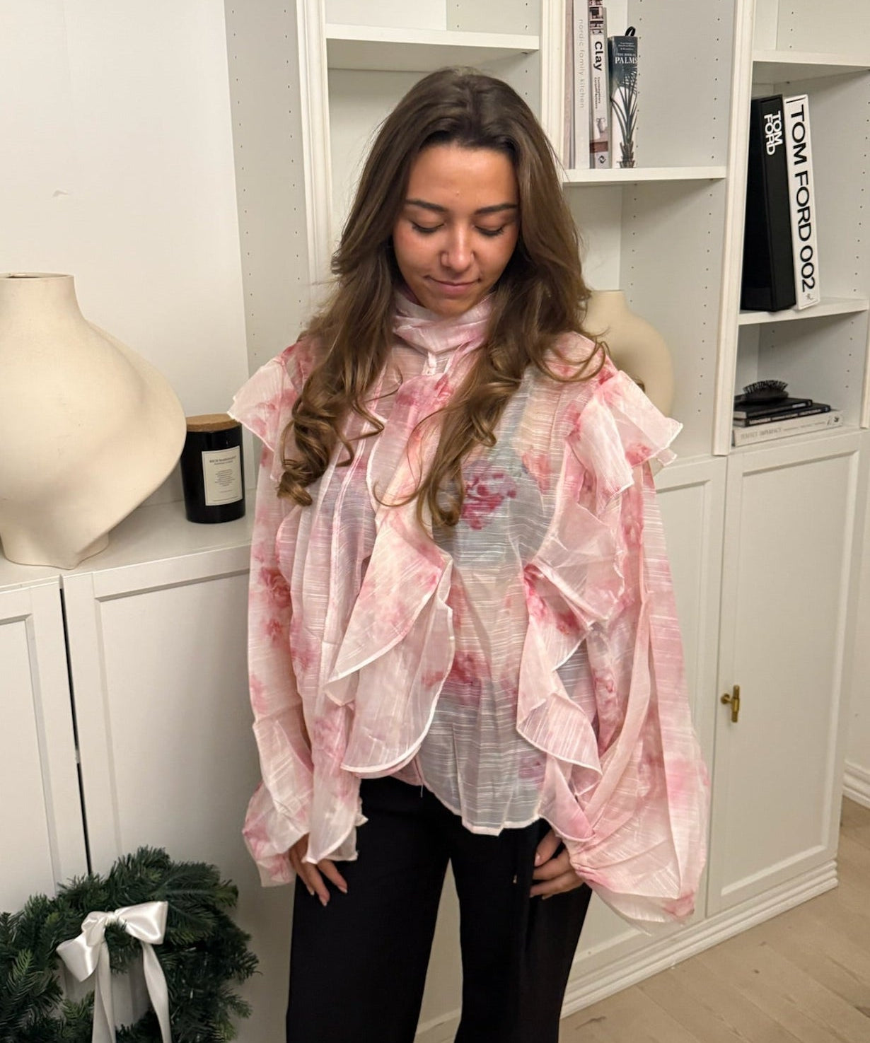 Belle Blomstret Skjorte - ByStenholt.dk