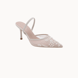 Blonde Slingback Pumps - Beige - ByStenholt.dk