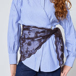 Blonde Tørklæde - Mørkebrun - ByStenholt.dk