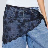 Blonde Tørklæde - Sort - ByStenholt.dk