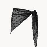 Blonde Tørklæde - Sort - ByStenholt.dk