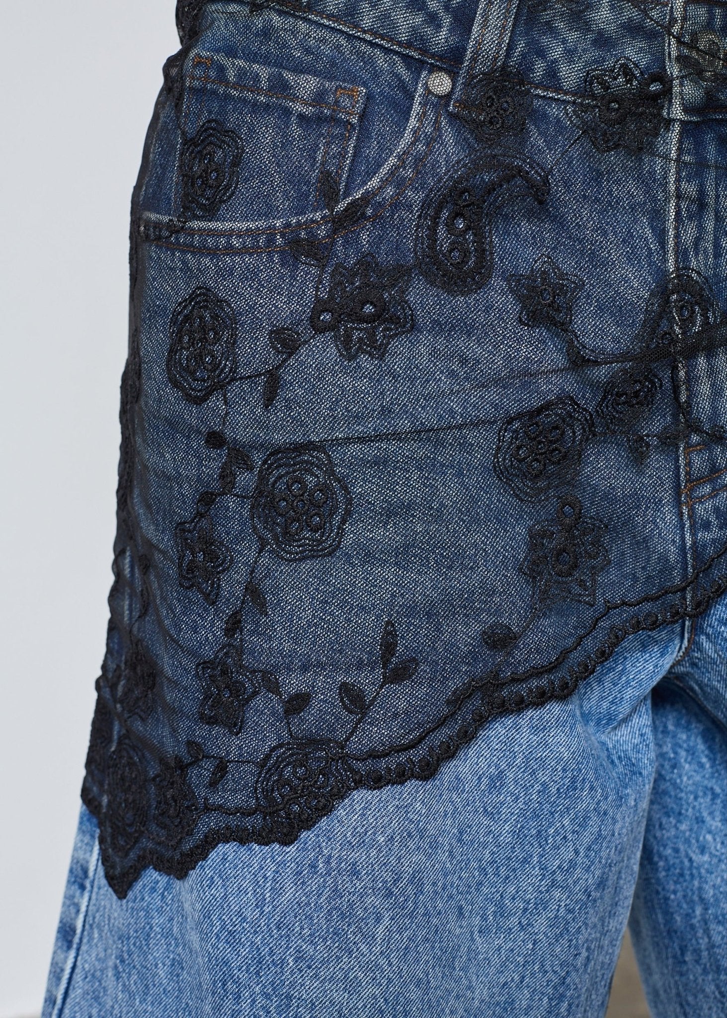 Blonde Tørklæde - Sort - ByStenholt.dk