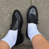 Buckle Loafers - Sort