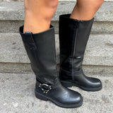 Buckle Støvler - Sort