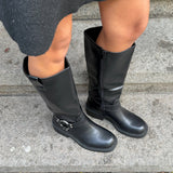 Buckle Støvler - Sort