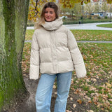 Caia Puffer Jakke - Khaki - ByStenholt.dk