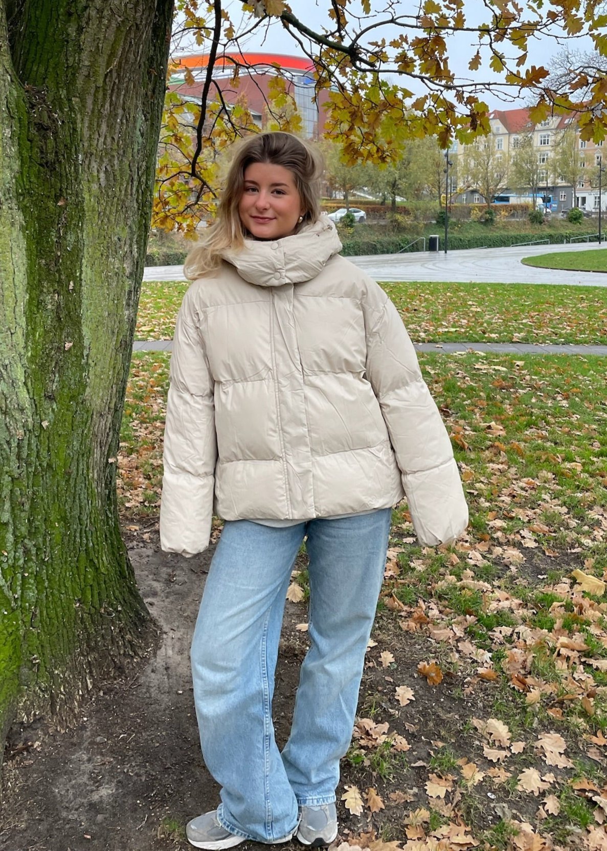 Caia Puffer Jakke - Khaki - ByStenholt.dk