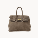 Camille Ruskind Taske - Taupe - ByStenholt.dk