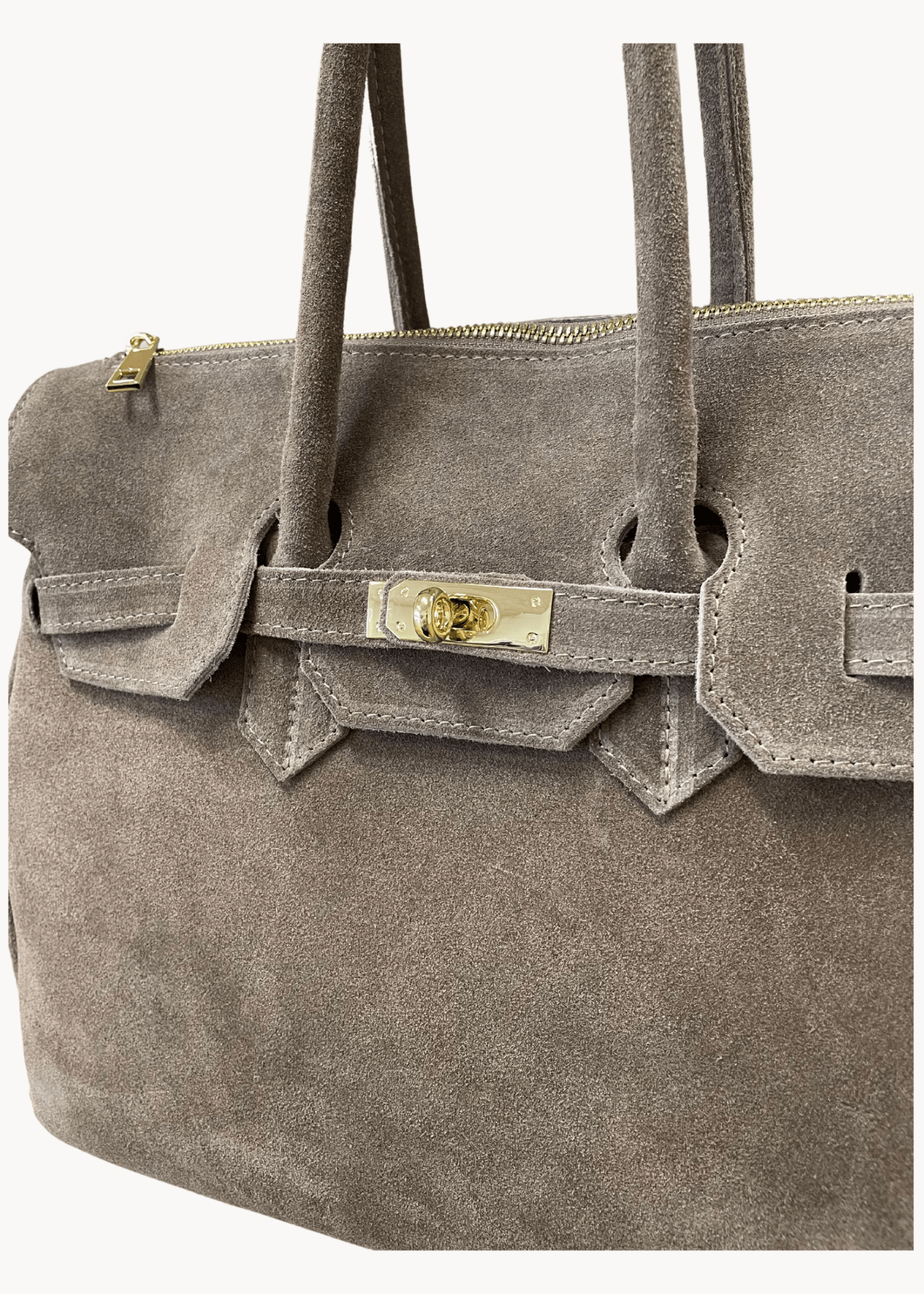 Camille Ruskind Taske - Taupe - ByStenholt.dk