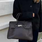 Camille Taske - Mørkebrun - ByStenholt.dk