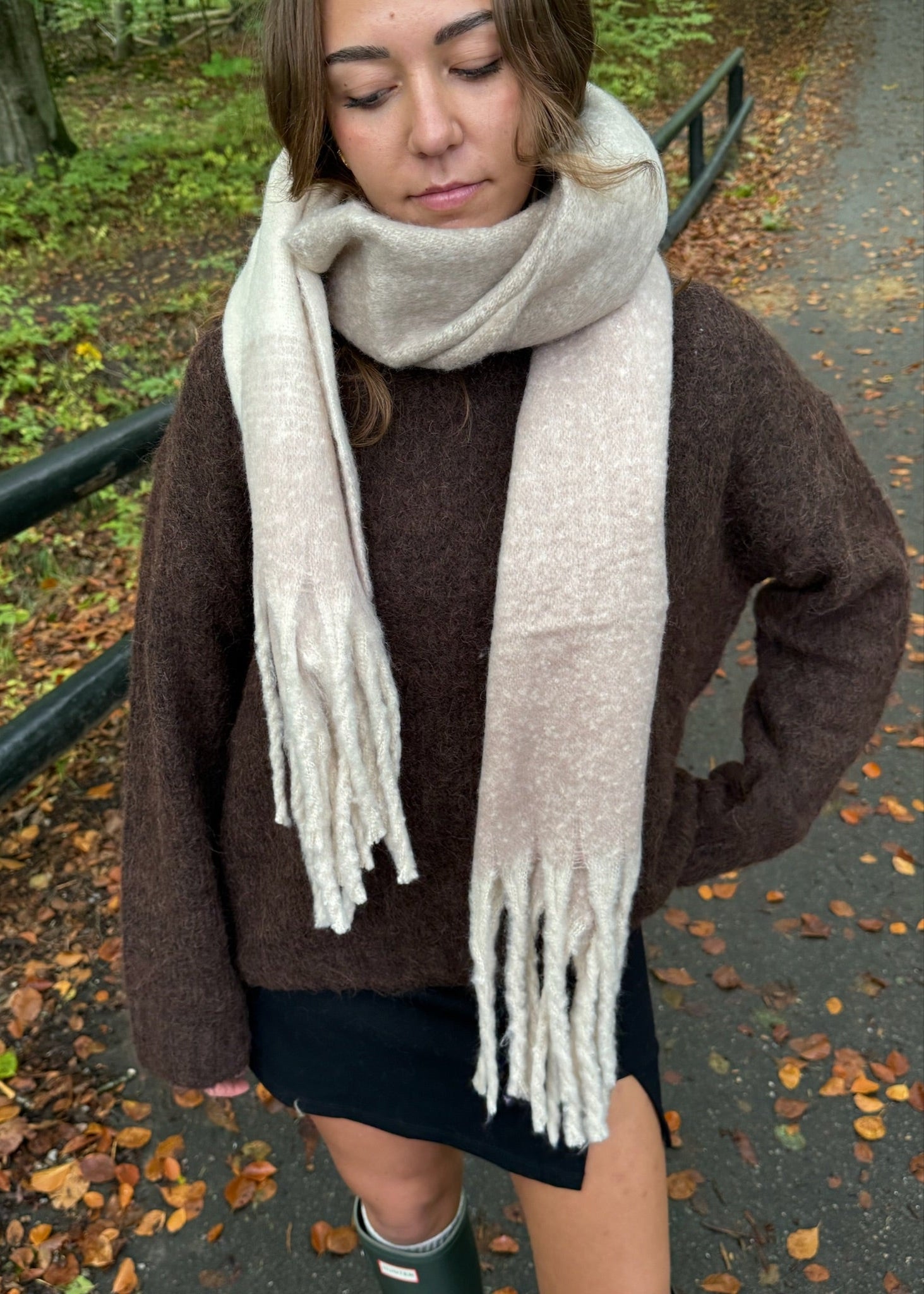 Celia Tørklæde - Beige - ByStenholt.dk