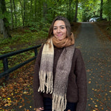 Celia Tørklæde - Brun - ByStenholt.dk