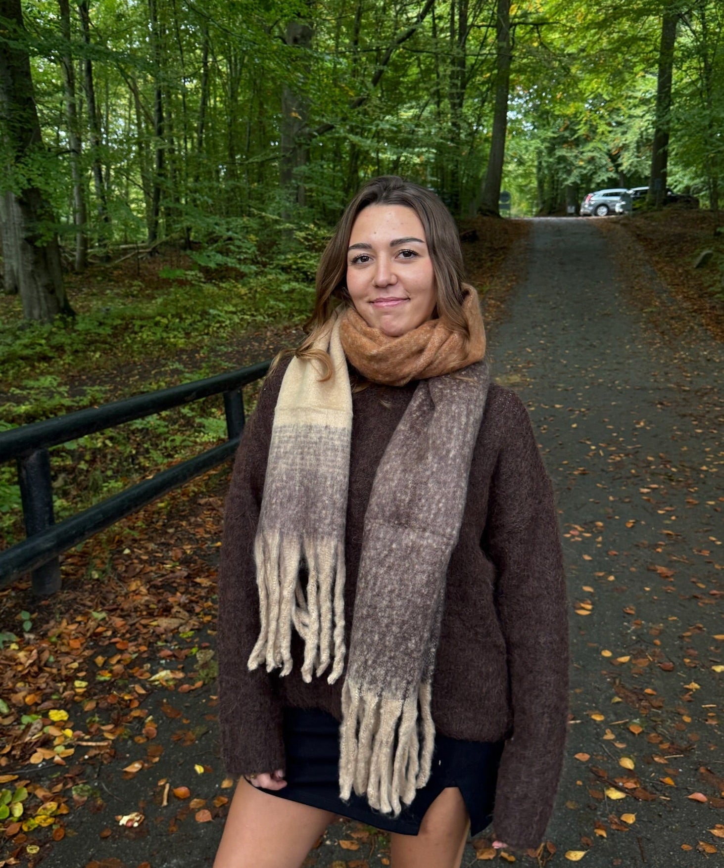 Celia Tørklæde - Brun - ByStenholt.dk