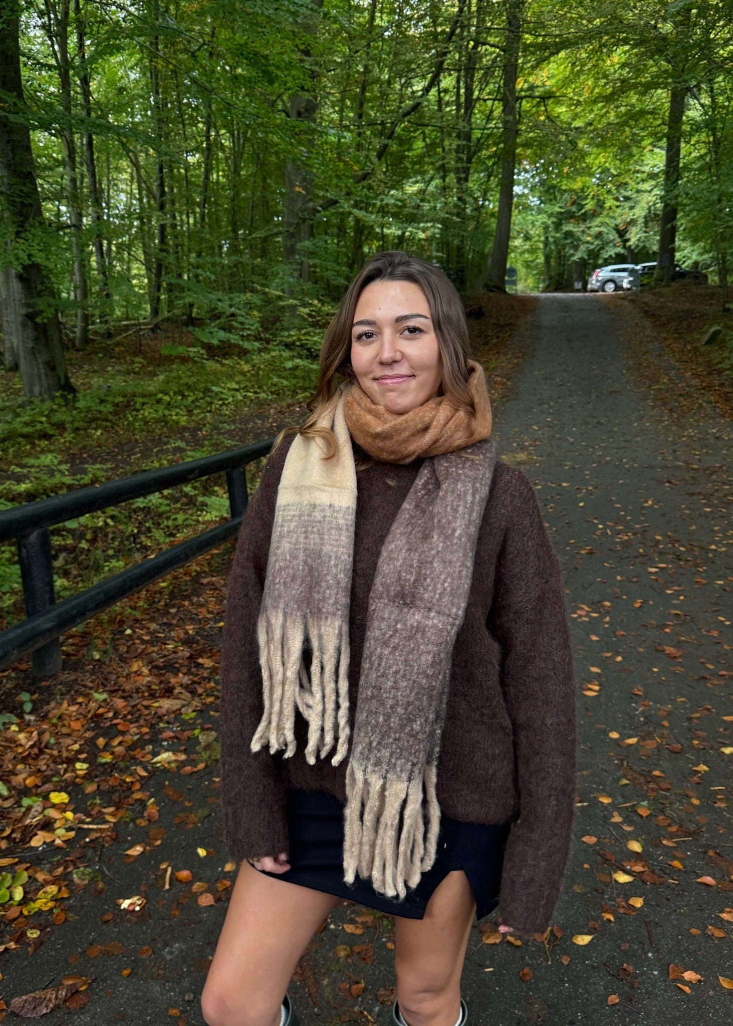 Celia Tørklæde - Brun - ByStenholt.dk