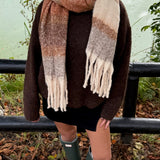 Celia Tørklæde - Camel - ByStenholt.dk