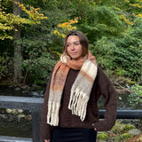 Celia Tørklæde - Camel - ByStenholt.dk