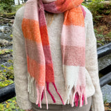 Celia Tørklæde - Orange - ByStenholt.dk