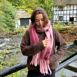 Celia Tørklæde - Pink - ByStenholt.dk