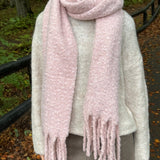 Chunky Tørklæde - Lyserød - ByStenholt.dk