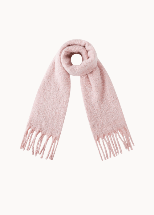 Chunky Tørklæde - Lyserød - ByStenholt.dk