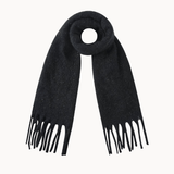 Chunky Tørklæde - Sort - ByStenholt.dk