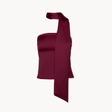 Cleo Bandeau Top - Bordeaux