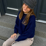 Cozy Strik - Navy - ByStenholt.dk