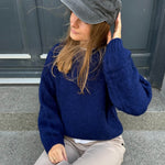 Cozy Strik - Navy - ByStenholt.dk