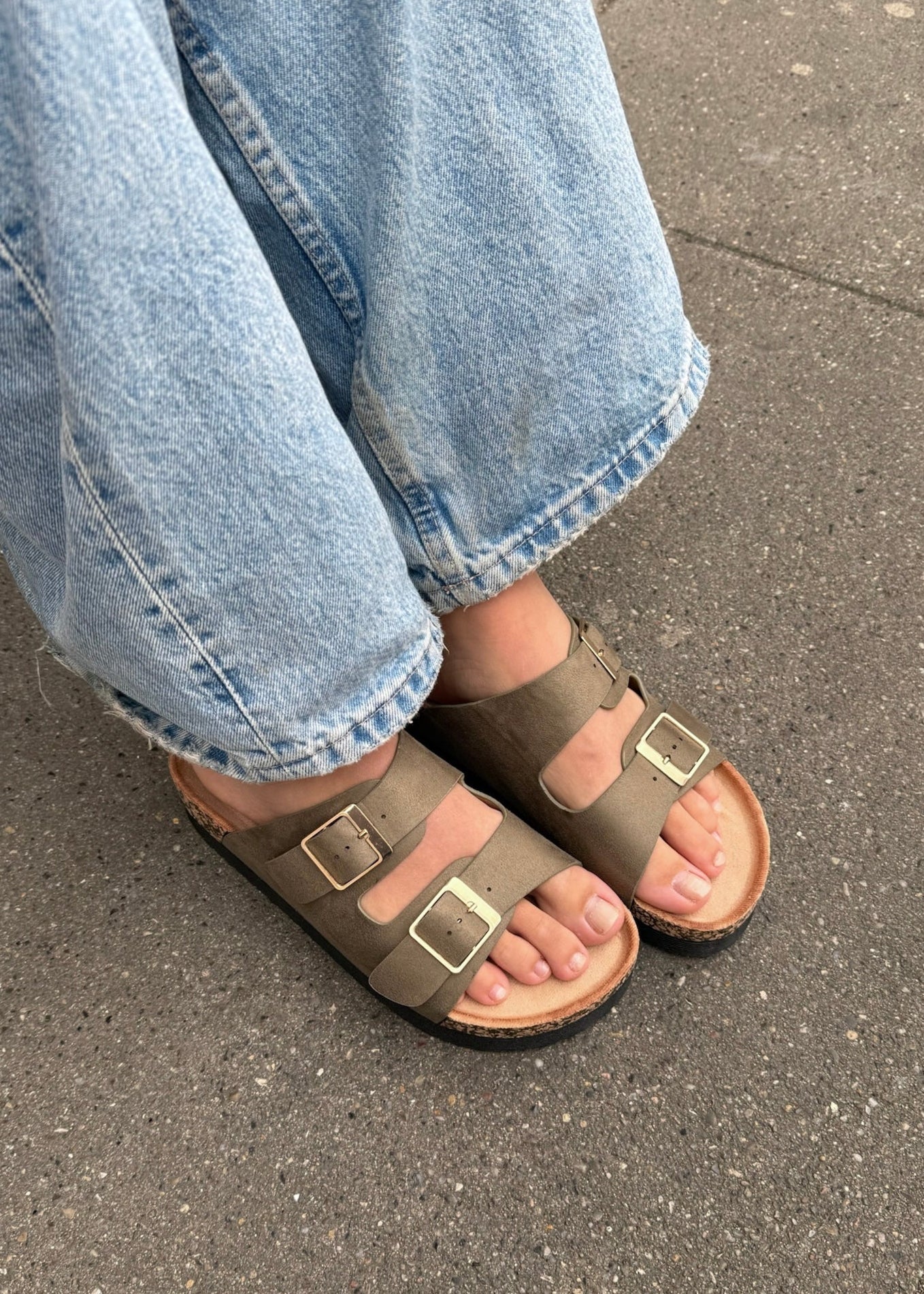 Daily Sandaler - Khaki - ByStenholt.dk