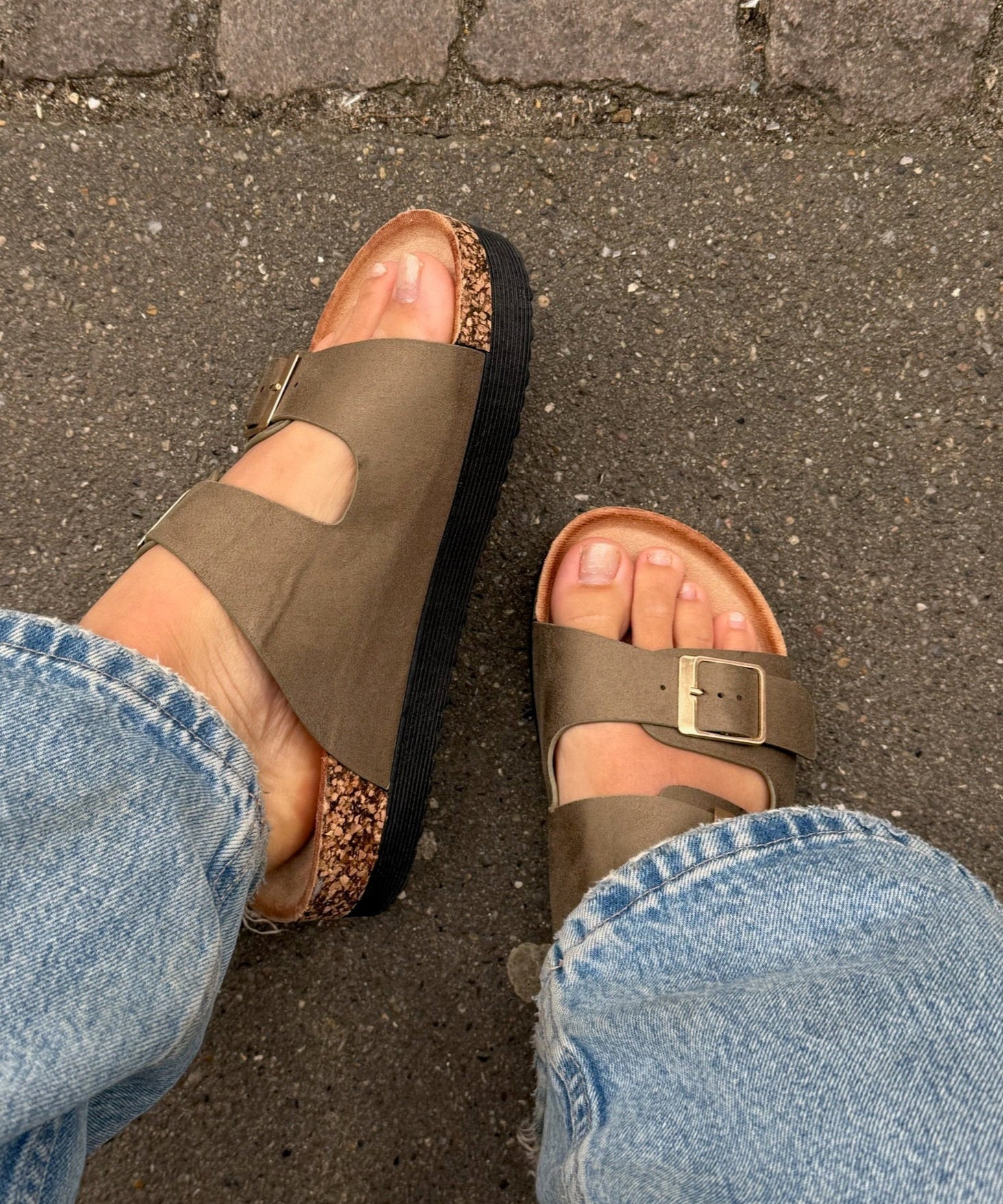 Daily Sandaler - Khaki - ByStenholt.dk