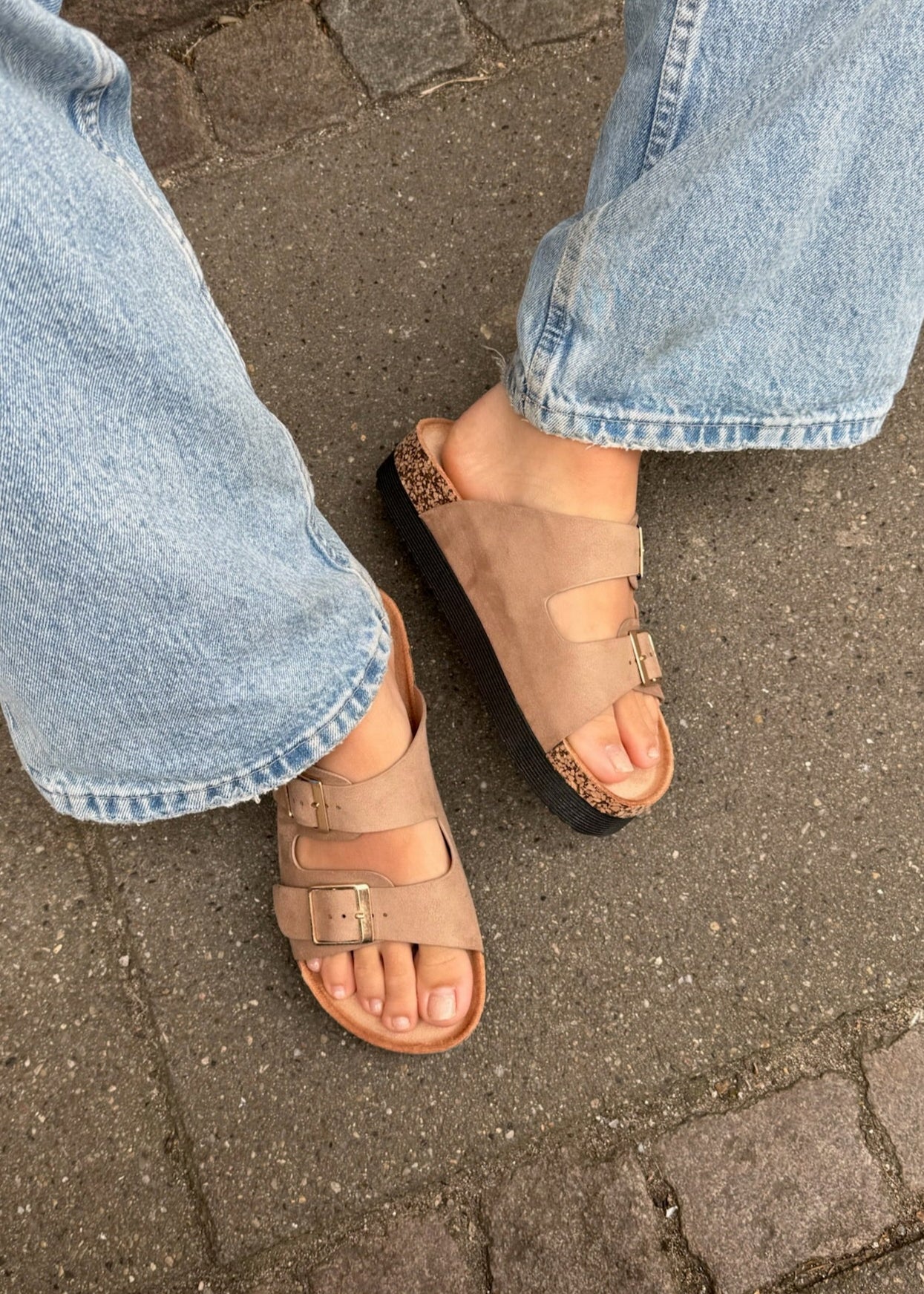 Daily Sandaler - Taupe - ByStenholt.dk