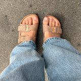 Daily Sandaler - Taupe - ByStenholt.dk