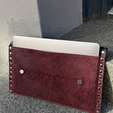 Ea Computer Sleeve "13 med Nitter - Bordeaux - ByStenholt.dk