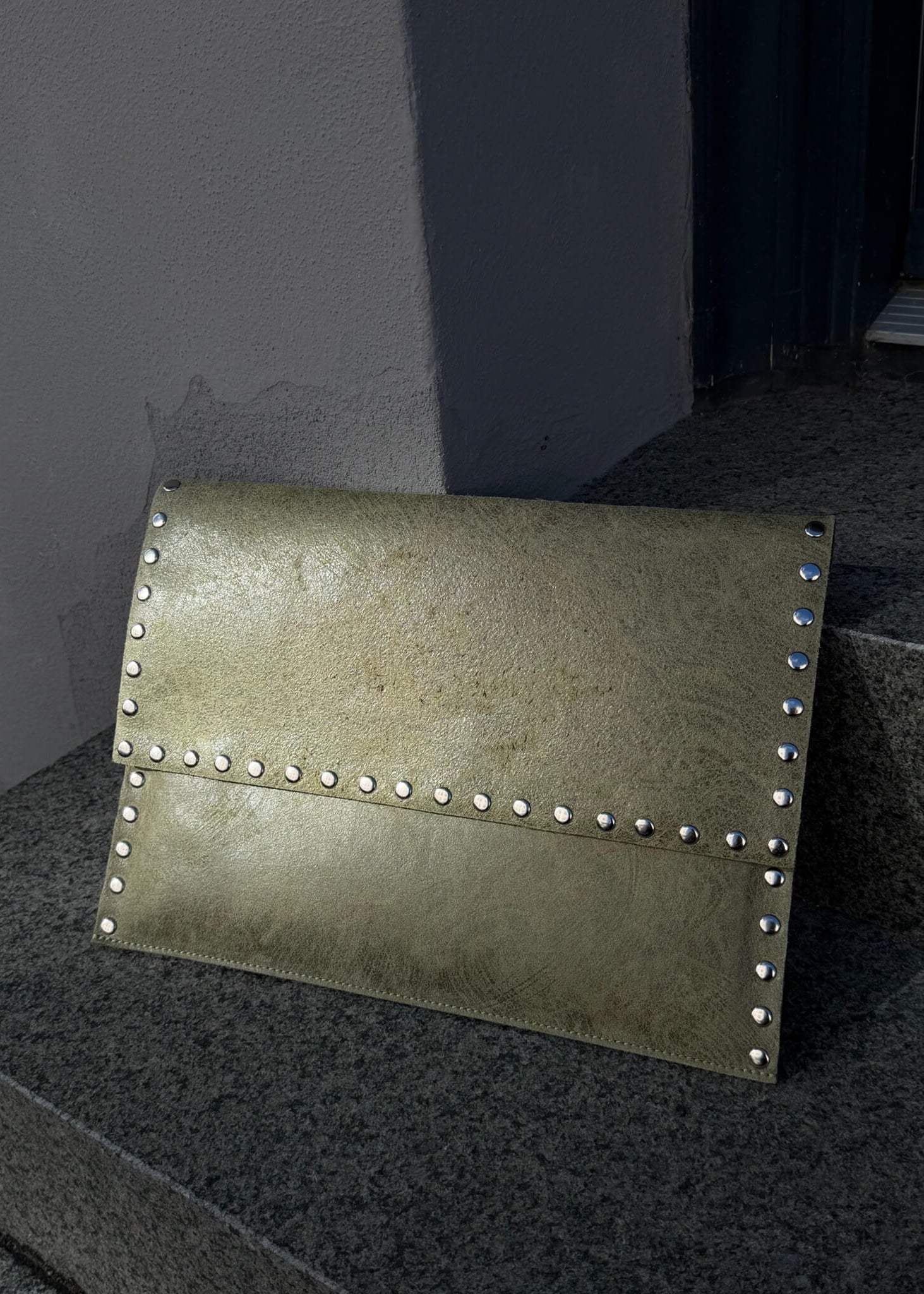 Ea Computer Sleeve "13 med Nitter - Limegrøn - ByStenholt.dk