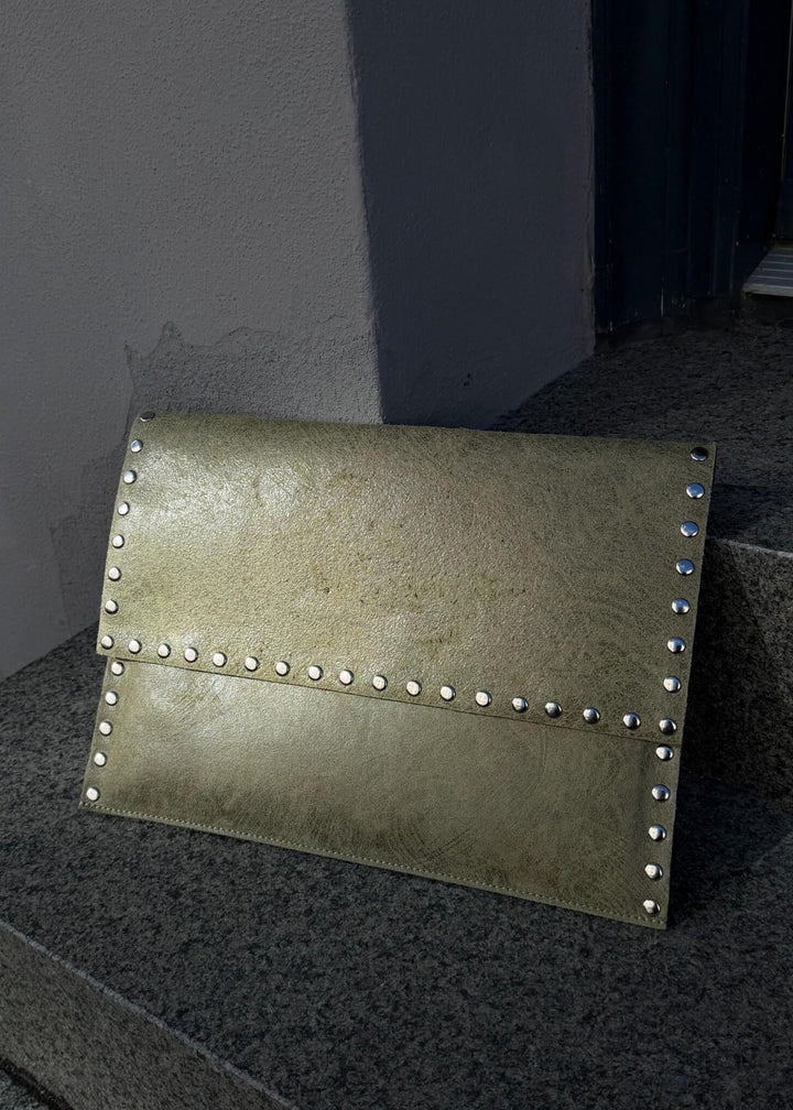 Ea Computer Sleeve "13 med Nitter - Limegrøn - ByStenholt.dk