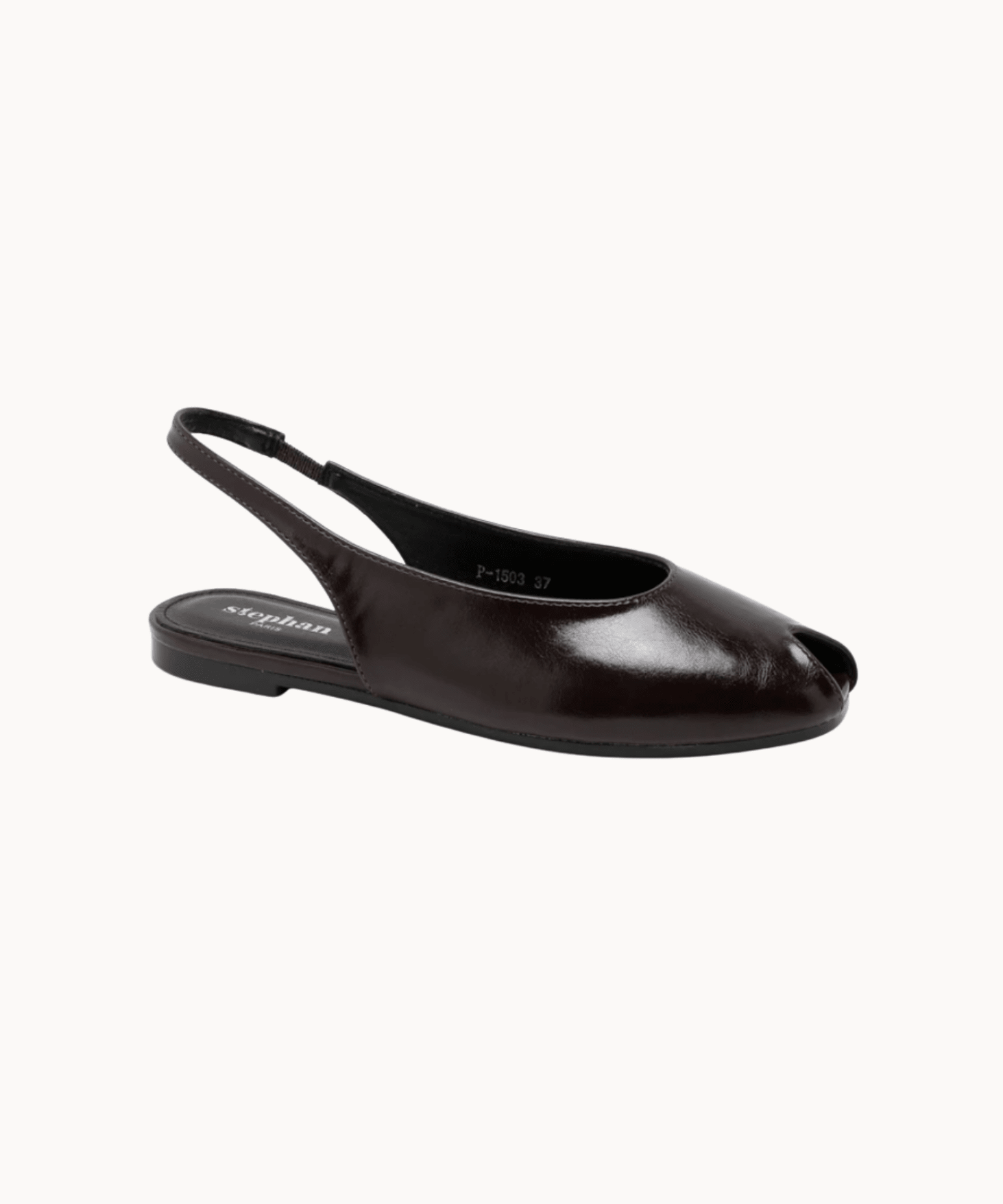 Elara Slingback - Mørkebrun - ByStenholt.dk