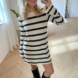 Elina Kjole - Creme/Sort - ByStenholt.dk